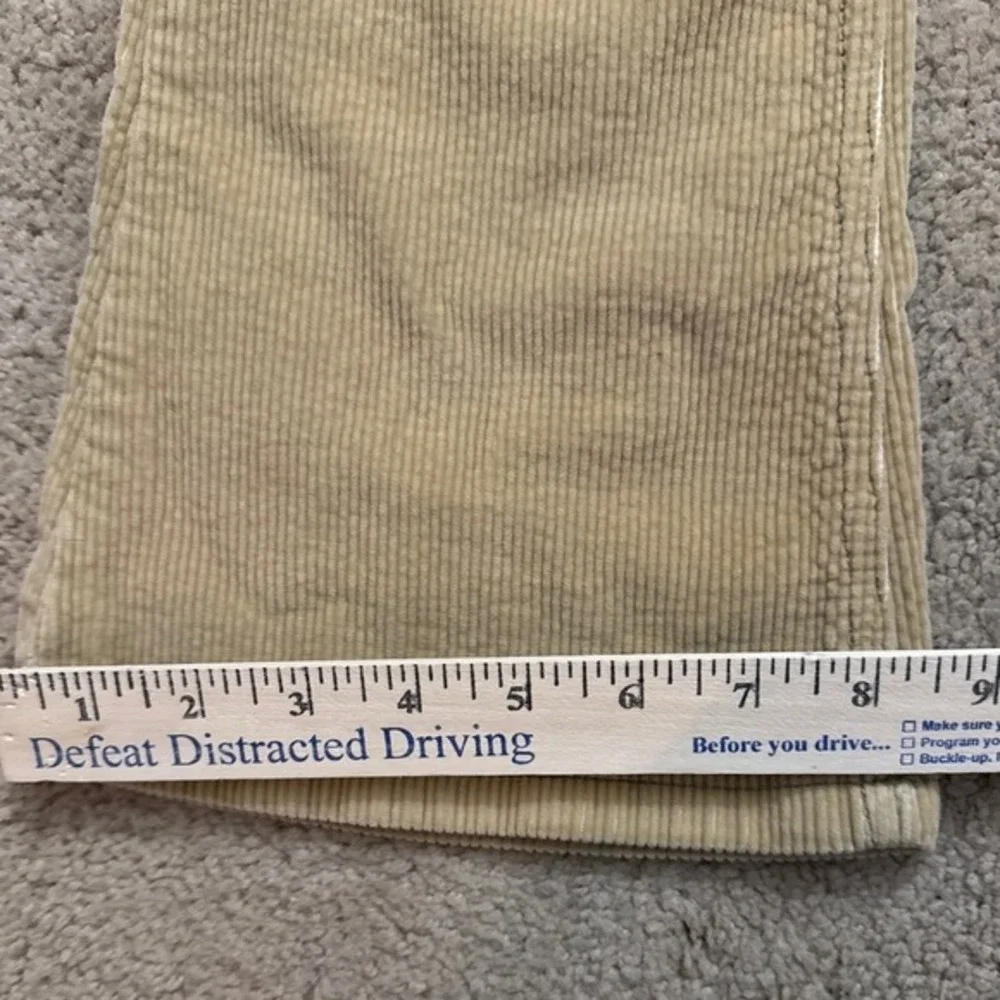 Free People Women's‎ Corduroy Flare Jeans Tan Size 30x30 Mid-rise Boho Western